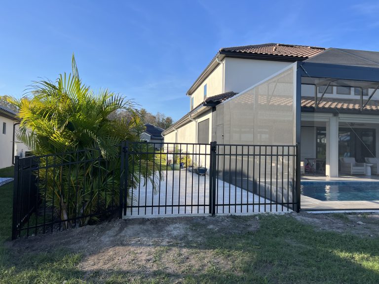 Tan Vinyl Gate